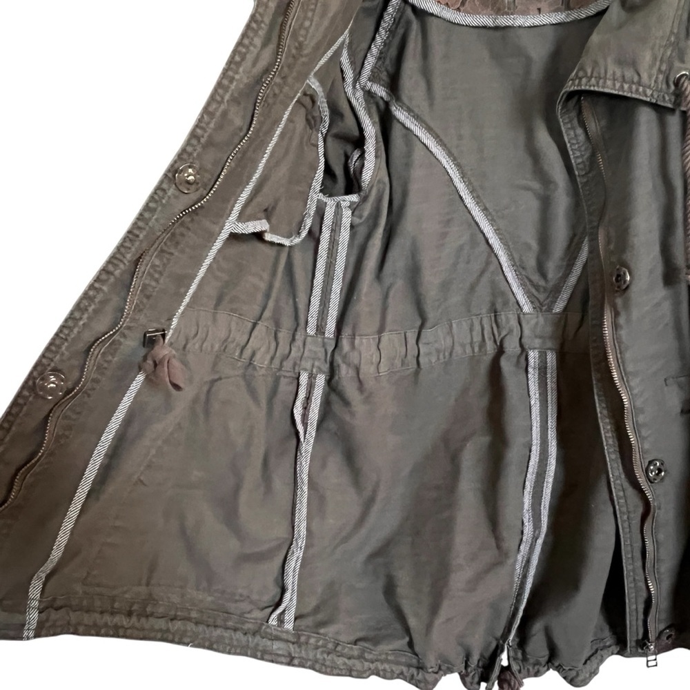 Hei Hei Camouflaged Lace Anorak Jacket Coat size L - Picture 2 of 13